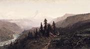 William Keith Mount Hood, Oregon oil painting